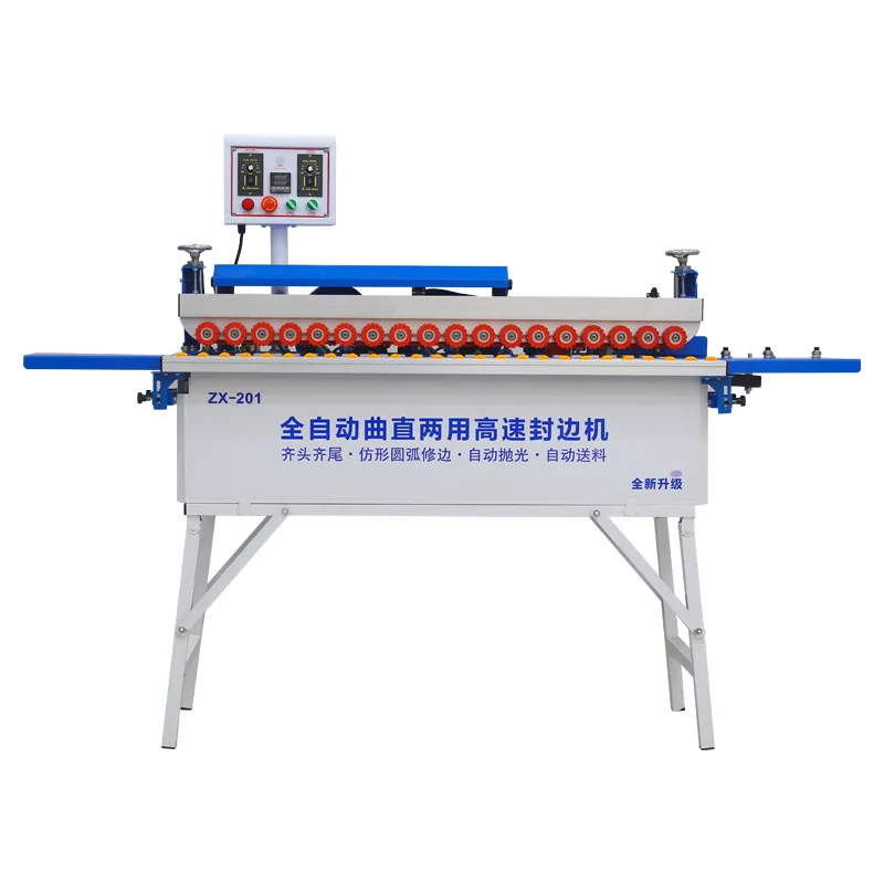 

High-speed automatic edge banding machine, repairing and throwing machine for woodworking and home improvement furniture