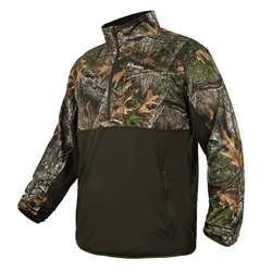 Autumn Winter Thin Warm Fleece Tactical Jacket Men's Zipper Camouflage Sweatshirt Outdoor Hiking Jacket Climbing Hunting Clothes