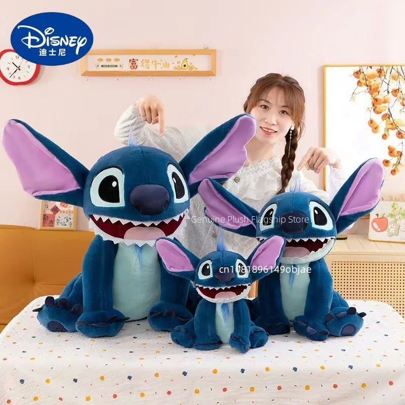

30/45/60 см большой размер Дисней Стич аниме плюшевая кукла Kawaii украшение комнаты плюшевые подушки украшения детские подарки