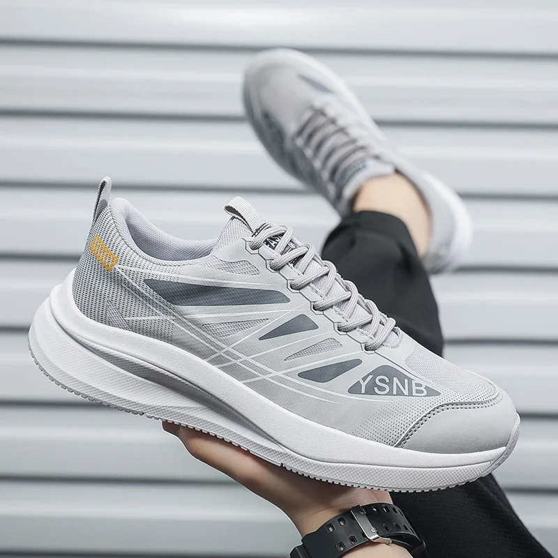 

Новые уличные легкие кроссовки и износостойкая мужская повседневная спортивная обувь, дышащая мужская обувь на толстой подошве