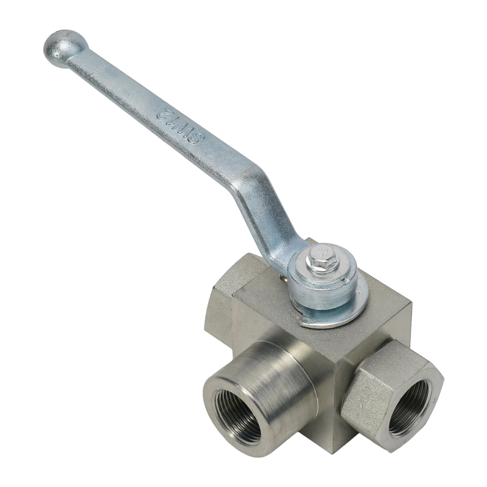 1 قطعة صمام كروي هيدروليكي 3 طريقة صمام كروي عالي الضغط 1/4 "إلى 1" لـ BSP-500 Bar MWP صمام كرة أرضية هيدروليكي