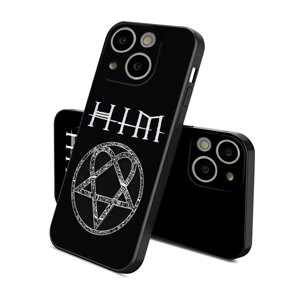 Him Ornate Heartagram Phone Case for 15 Pro Max for Apple iphone 14 13 16 12 Mini 11 Xr X Xs Pro Max 8 7 Plus Back Cover