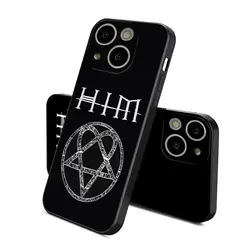 Him Ornate Heartagram Phone Case for 15 Pro Max for Apple iphone 14 13 16 12 Mini 11 Xr X Xs Pro Max 8 7 Plus Back Cover