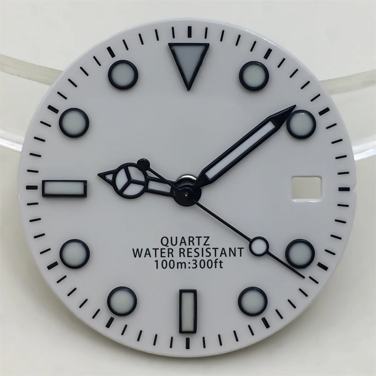 ブリガー-発光クォーツムーブメント時計部品,クォーツムーブメント,白,黒,緑,ロンダ515, 29mmに適しています