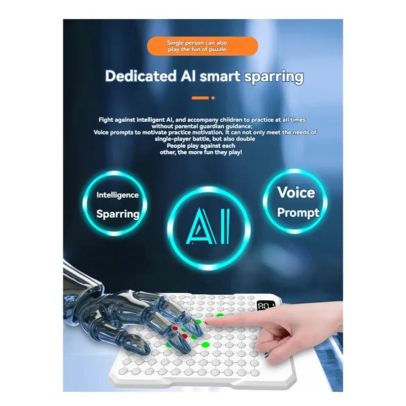 

A29Z-14-в-1 Smart Gomoku Go электронная настольная игра настольная AI боевая тренировка мышление игра-головоломка игрушка для детей и взрослых