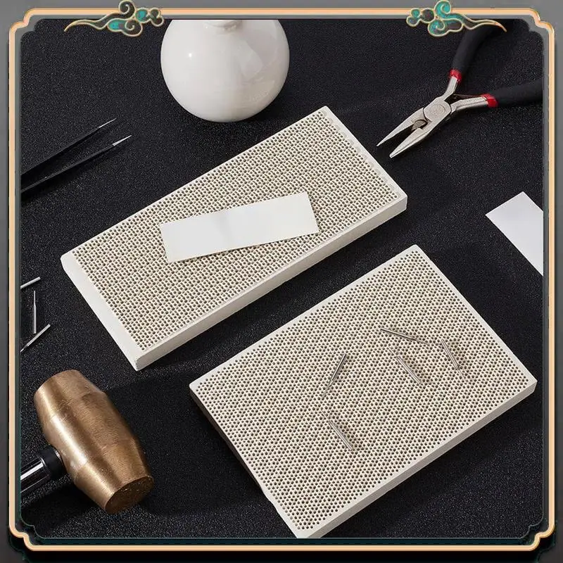 

ASMA-Honeycomb Welding Plate Rectangular Welding Honeycomb Panel Jewelry Making Tool Set Jewelry Welding