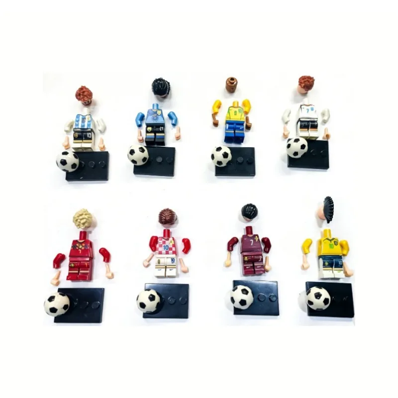 

Sports-themed Building Block Toys with Accessories for Soccer and Baseball Games, Perfect for MOC Assembly and Festive Gifts