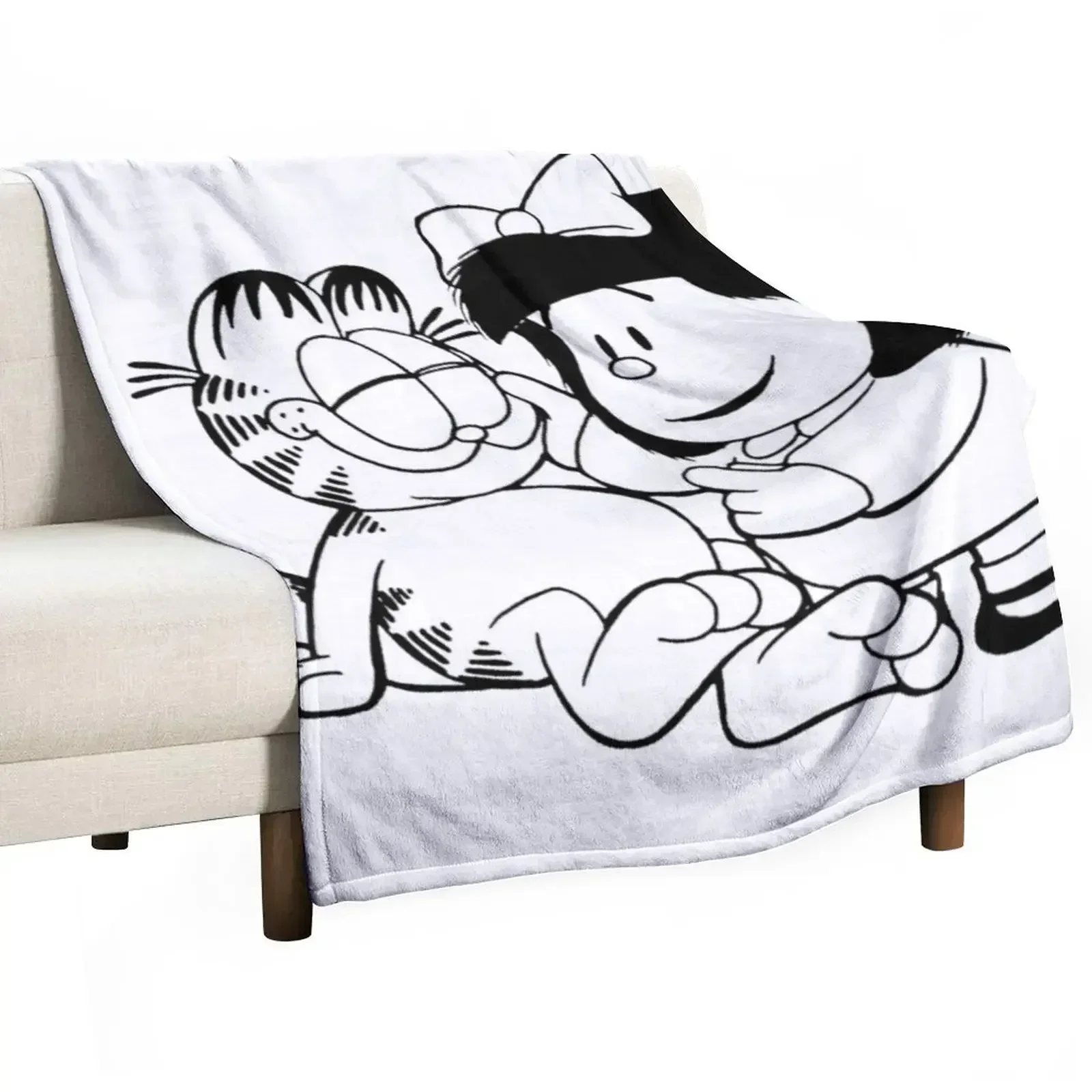 

mafalda quino comics Throw Blanket For Sofa Thin Camping Blankets