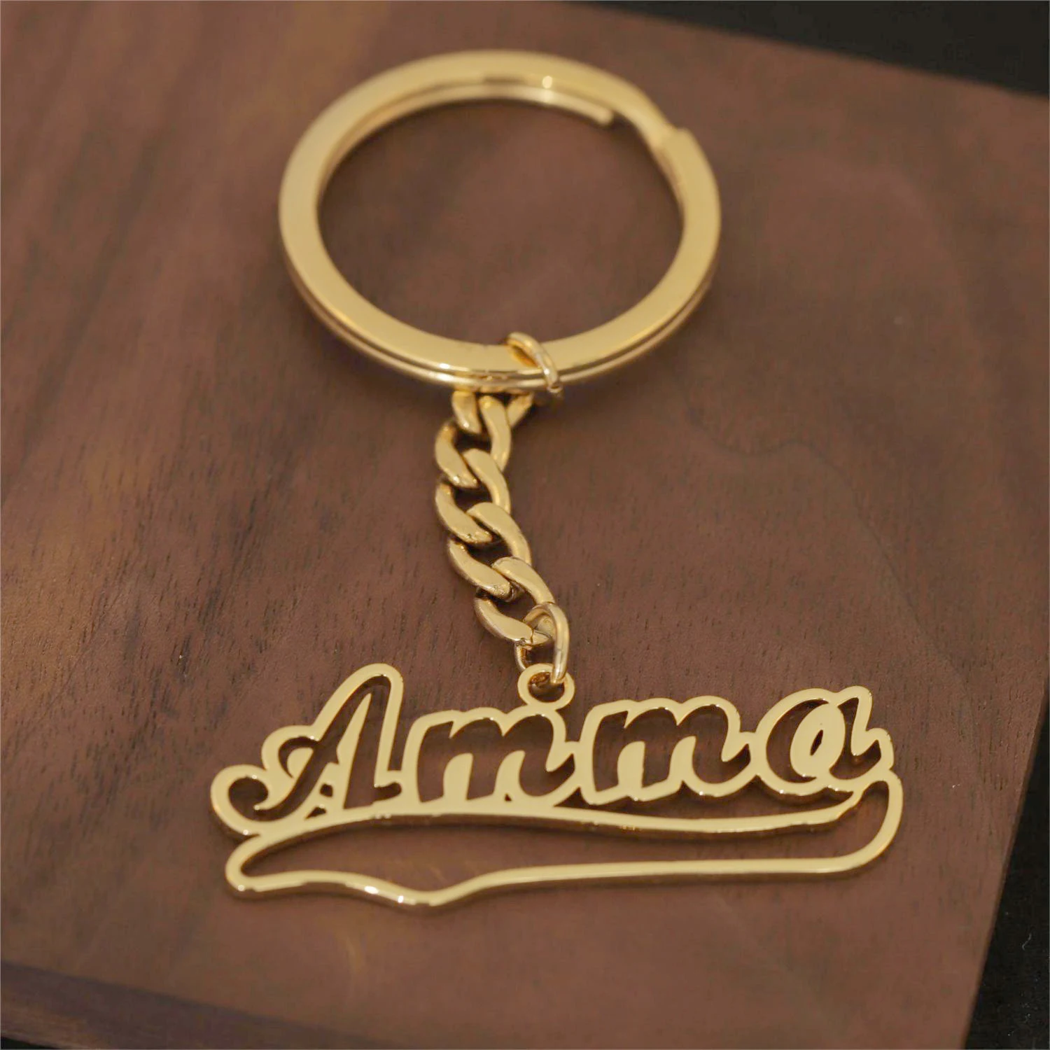 

Personalized Custom Keychain Stainless steel Customize Name Keychain Gift For Her Couples Custom Metal Key Chain Him Mom Jewelry