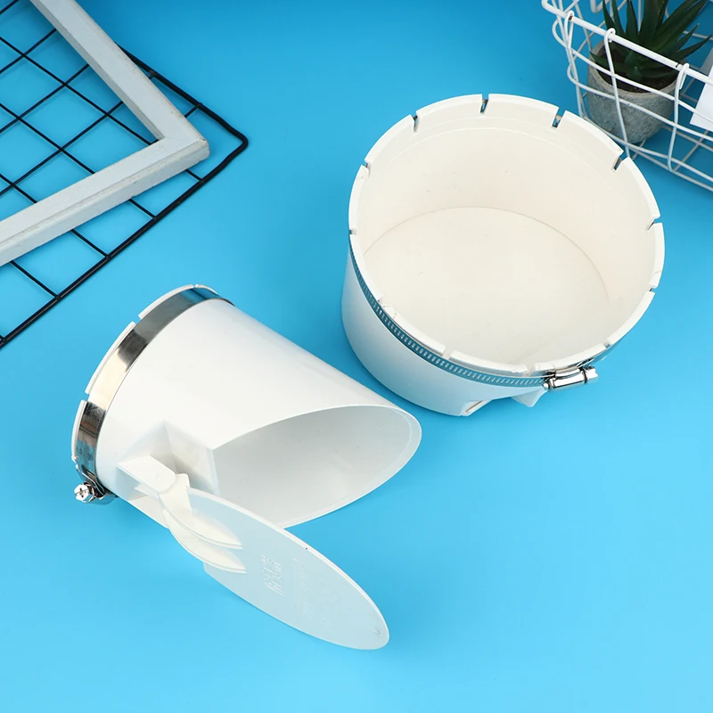 Picture 4: 50-160mm Drainage Pipe Floor Drains White Strainer Plug With Clamp PVC Anti Backflow Anti Odor Valve Sewer Hair Filter
