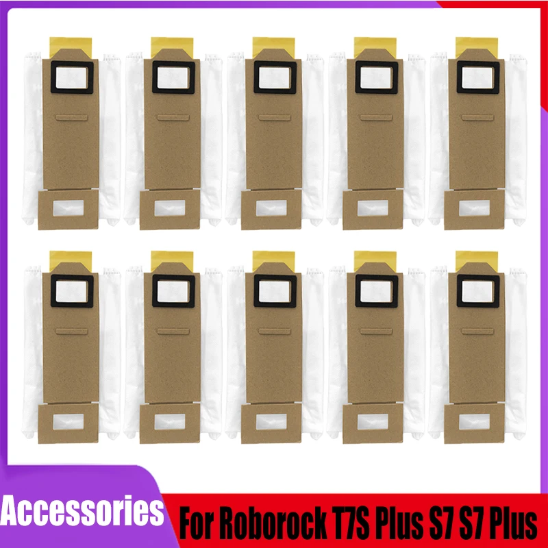 Dust Bags Replacement For Roborock T7S T7S Plus S7 S7 Plus S7MAX S7 MAXV Vacuum Cleaner Accessories Household Dust Bag Parts