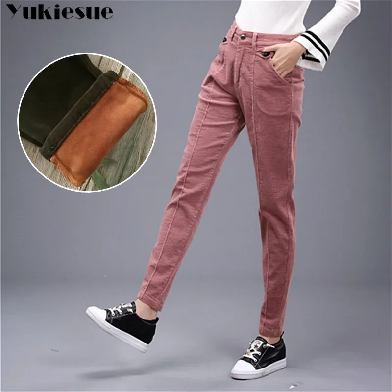 

Harem Pants Women's Trousers With High Waist elastic Female Loose Casual Corduroy Pants Womens clothes Women Pant 2025