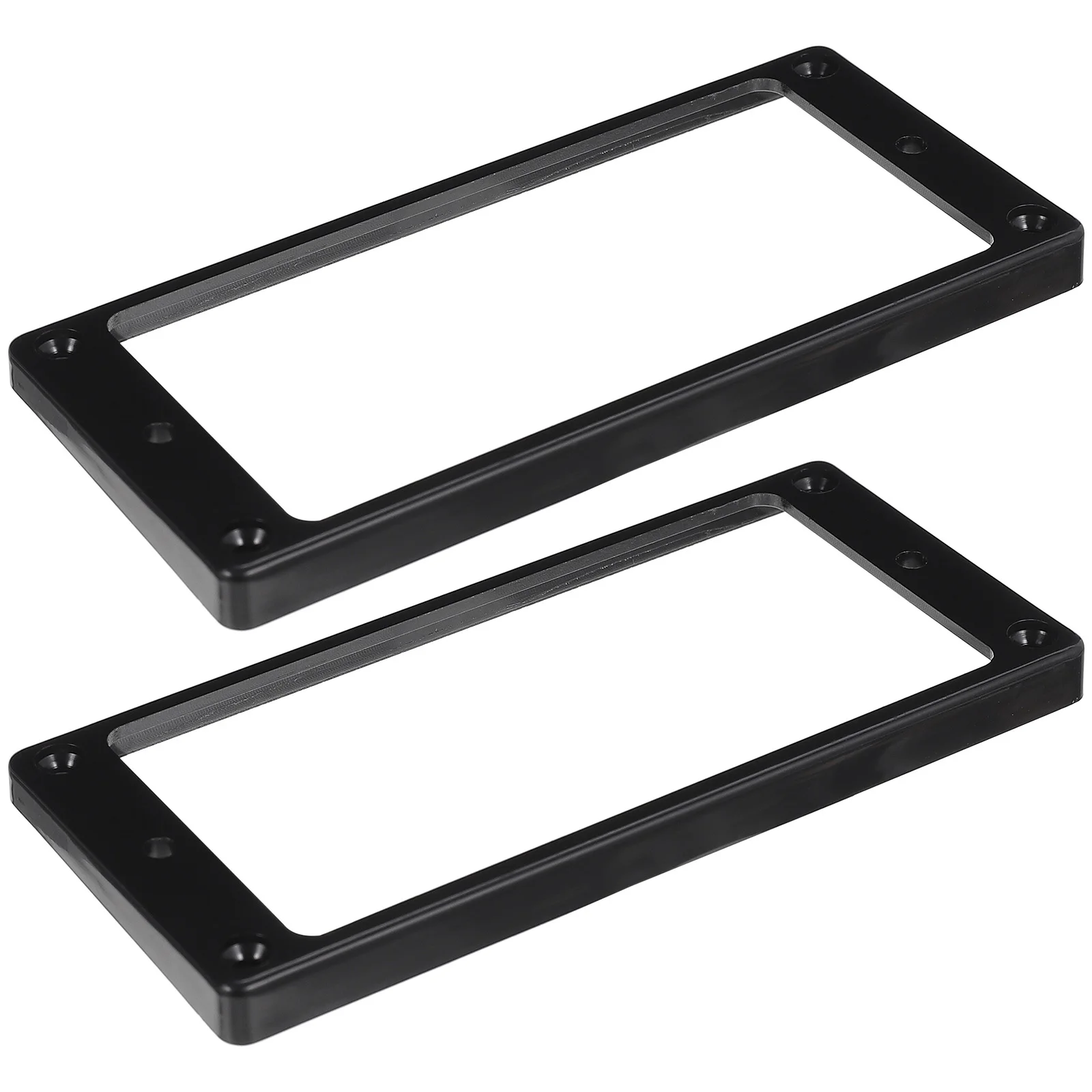 

2pcs Dual Pickup Cover Frame Electric Guitar Replacement Parts Protective Pickup Frames For Long-Term Use Portable Practical