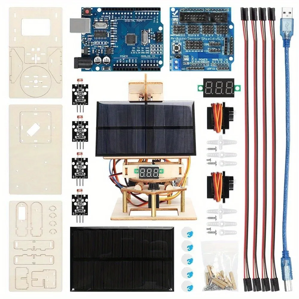 

Smart Solar Tracking For Project Tracker Kit DIY Electronic Kit Professional Solar Tracking System Circuit to Build