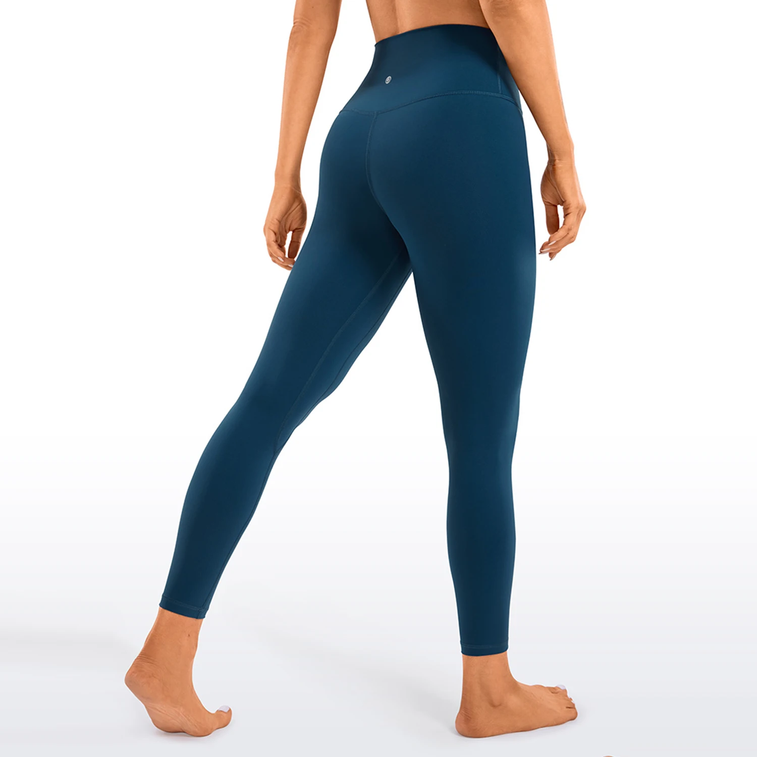 CRZ YOGA frauen Hohe Taille Workout Hosen 7/8 Yoga Leggings mit Loch-Nackt Gefühl-25 Zoll