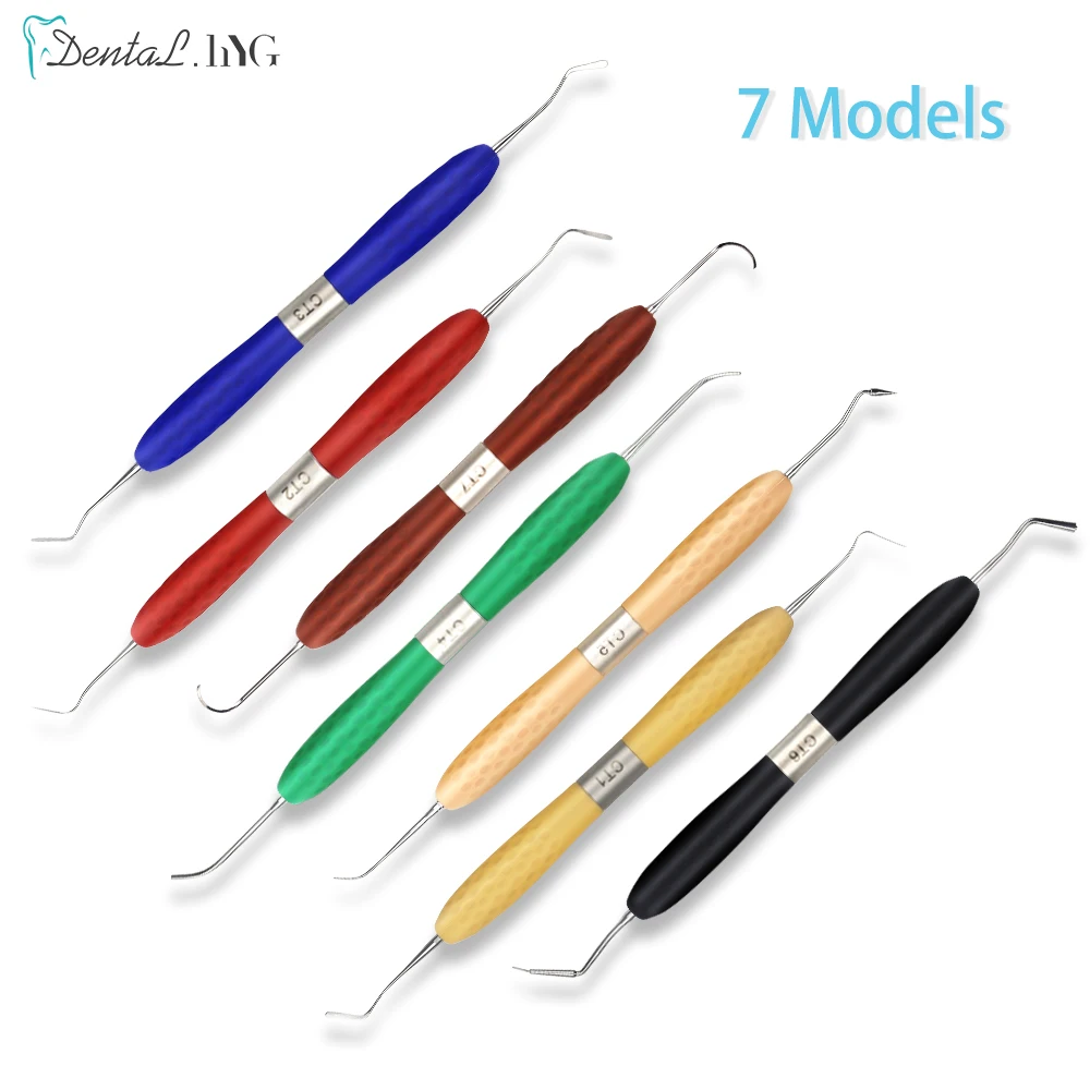 New Dental Resin Filler Aesthetic Restoration Kit Silicone Handle For LM Resin Knife Plastic Dresser Dentistry Tool Instrumen