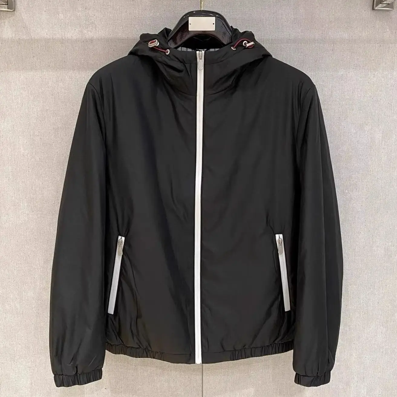 

BC Italy 25aw fiber windproof casual old money wind hooded jacket