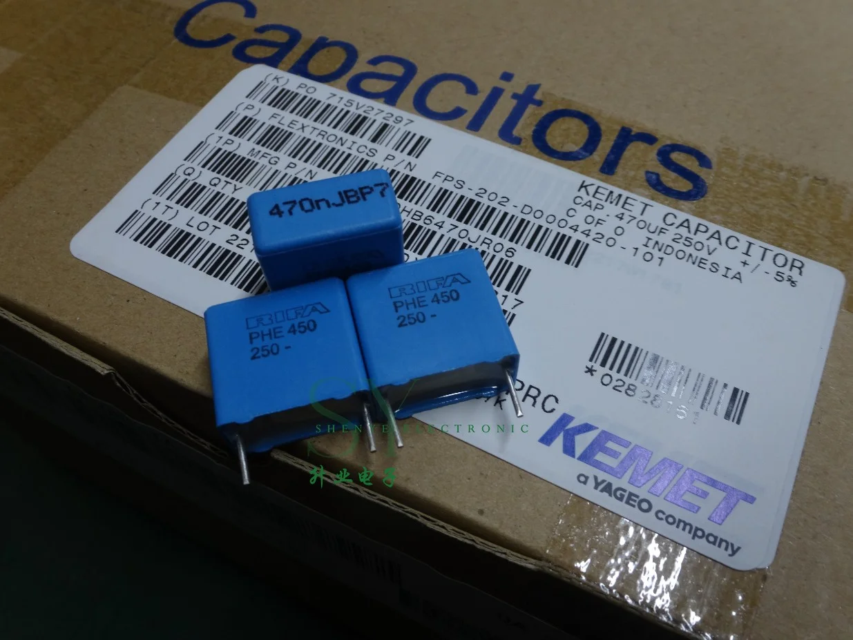 

5PCS/10PCS PHE450 0.47uf/250v 470nf u47 474 New film capacitor 15MM