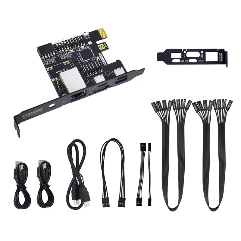 Sipeed NanoKVM-PCIe IP-KVM Remote Control Operations Maintenance Server SG2002 RISC-V PCIe ETH POE WIFI  For Pi KVM