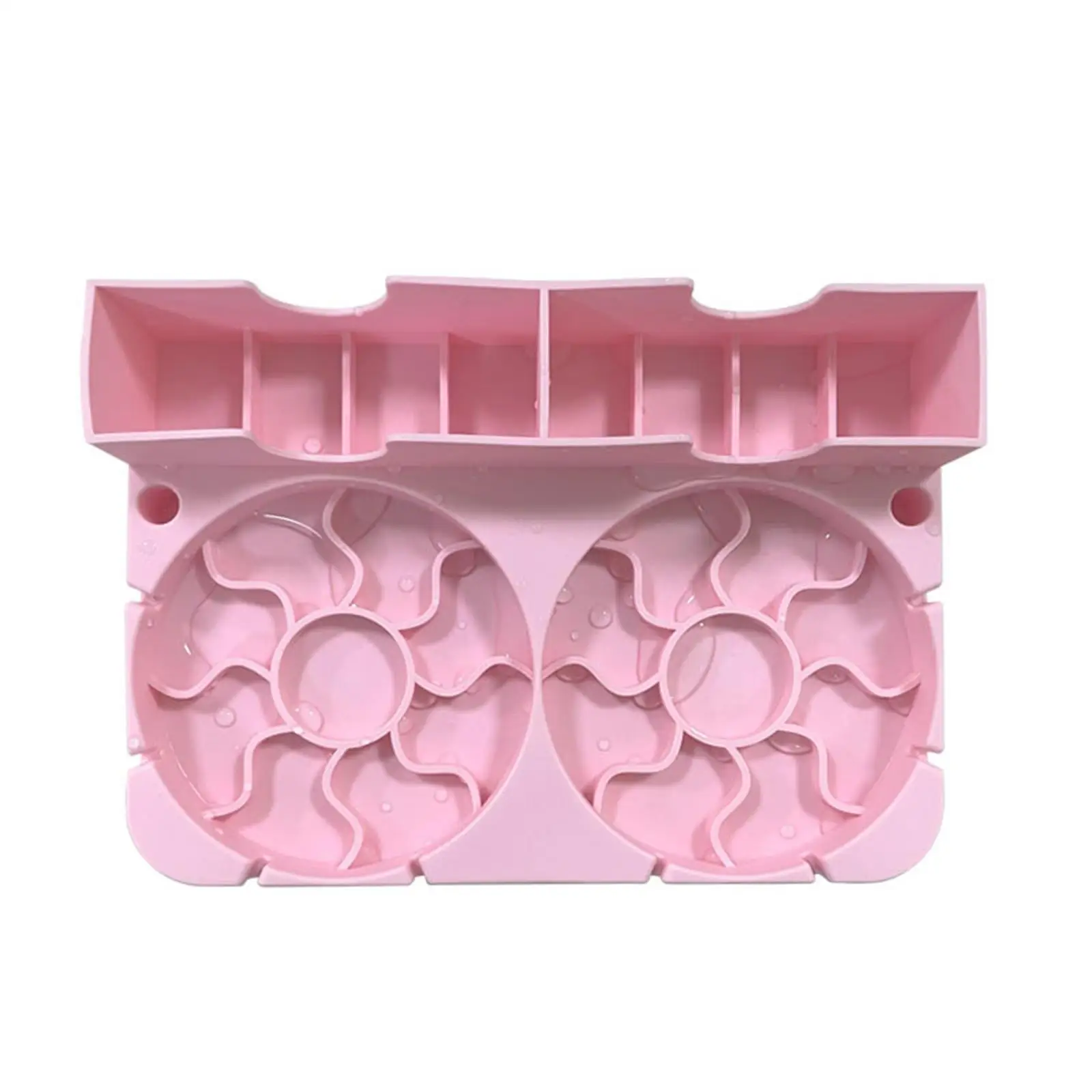 Silicone Cup Drying Rack Free Standing Bottle Drainer Tray Waterproof Easy Clean for Kitchen Counter Mugs and Tumblers