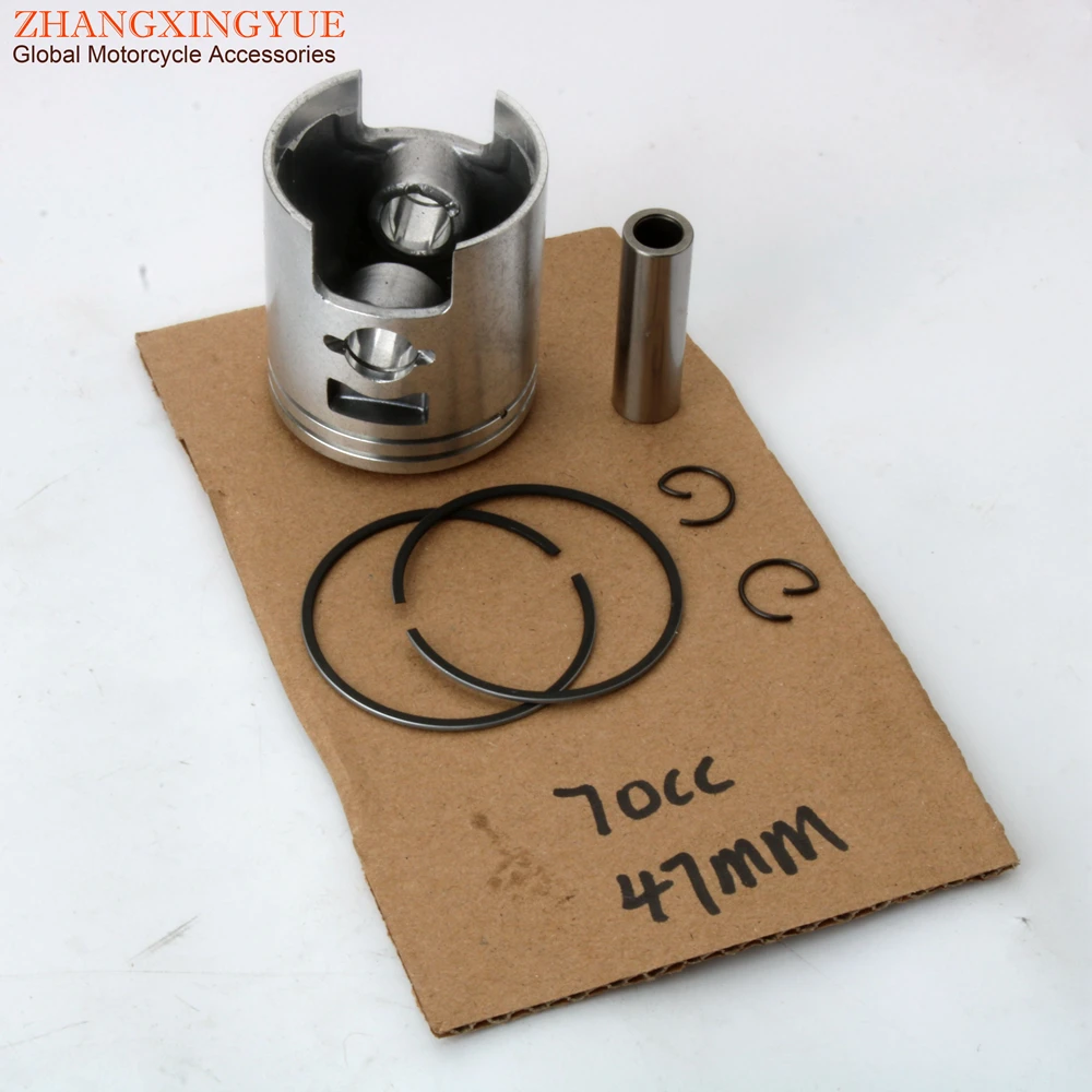 Scooter 39mm 47mm Piston Kit For Honda SFX Sky SH Scoopy Bali Dio X8R Camino 50cc 70cc Engine Parts