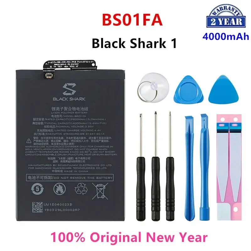 Orginal BS01FA BS08FA BS06FA BS05FA BS10FA Battery For Xiaomi Black Shark 5 5RS 5Pro Shark 4 4Pro 3 3S 3Pro Shark 1