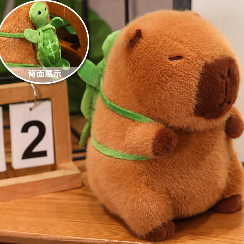 Capibara Doll Plush Pillows Hug Pillows Office Sofa Living Room Car Decoration Toys Nap Hug Pillow Doll Desktop Plush Toy Gifts