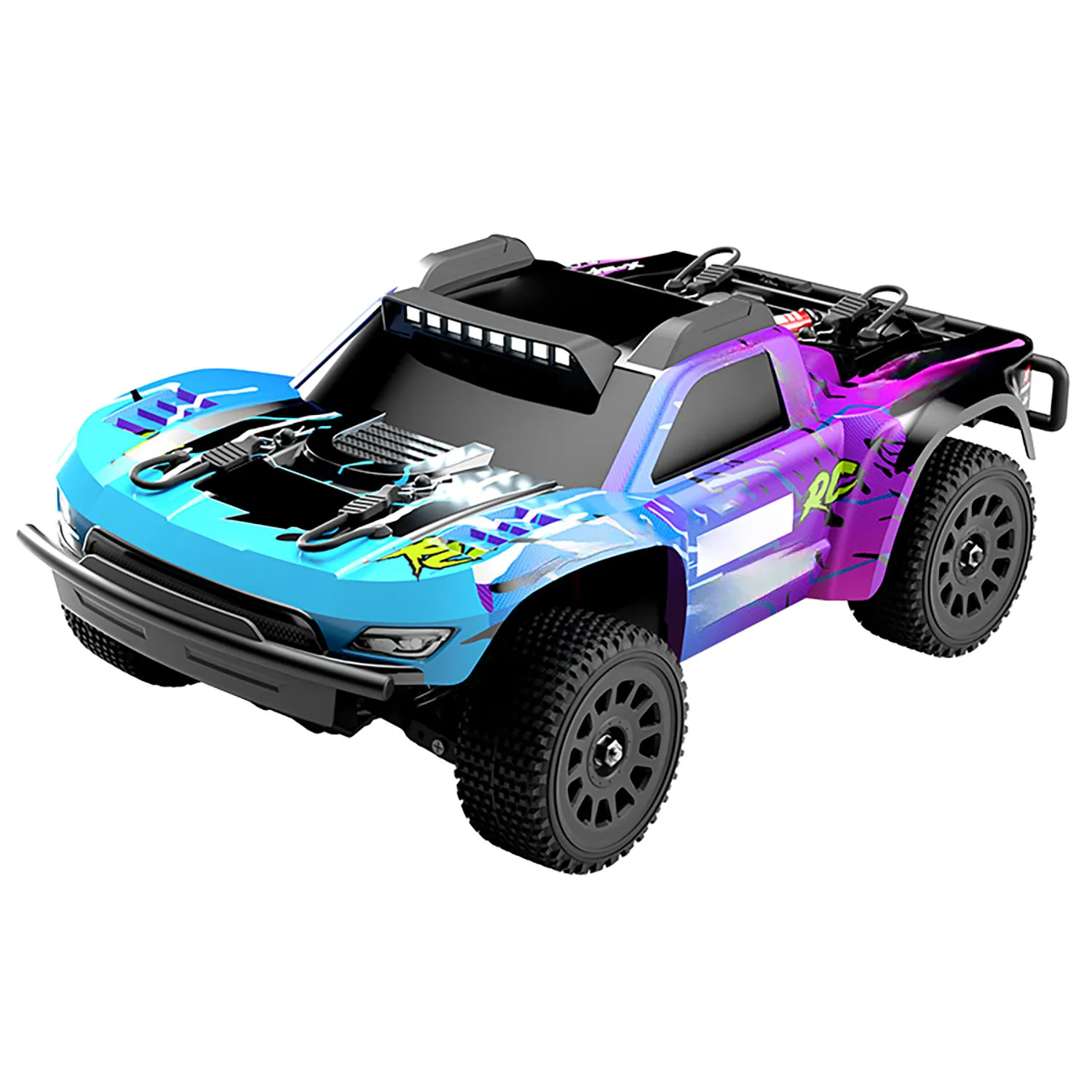 

RC Pickup Truck 1/14 40km/h 4*4 Remote Control Off Road Vehicle Q130C 2847 Brushless Motor 45A ESC LED Lights RTR Car Toy Gift