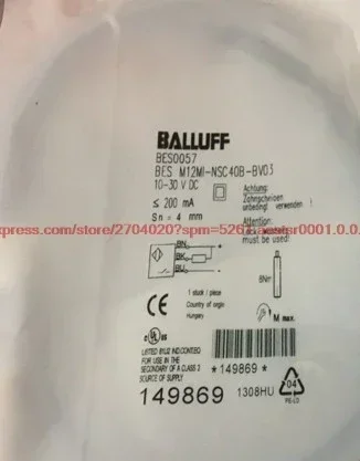 

100% NEW BES M12MI-NSC40B-BV03 proximity switch inductive three-wire NPN normally open sensor