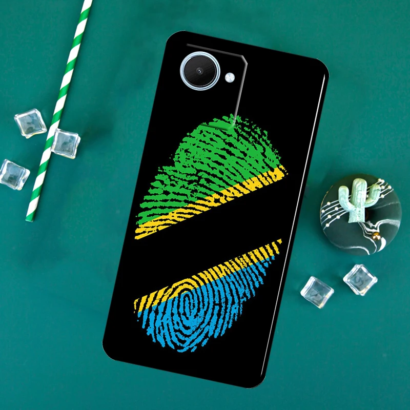 Tanzania National Flag Case For Realme GT Neo5 GT3 GT5 9 10 11 12 Pro Plus C25s C21Y C30 C31 C33 C35 C51 C53 C55