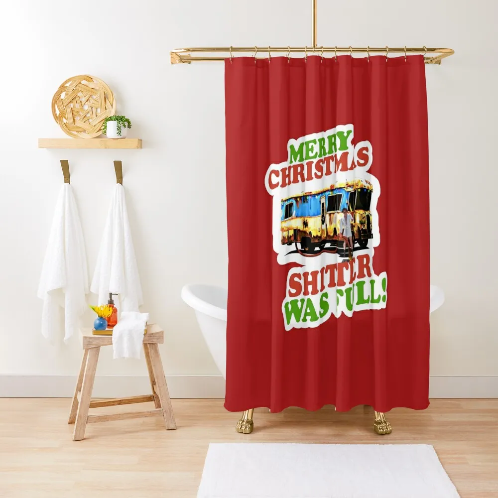

Merry Christmas! Shower Curtain Waterproof Bathroom Shower Bathroom Decor Elegant Bathroom Window Curtain