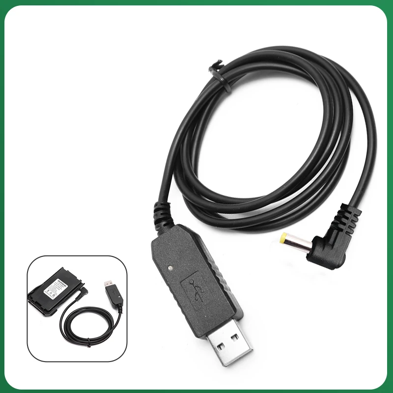 BaoFeng UV-S9 UV-5R+PLUS USB Charger Cable UV-5R UV-82 Battery Charger Cable For UV10R BF-B3 Plus AR-152 Walkie Talkie Accessory