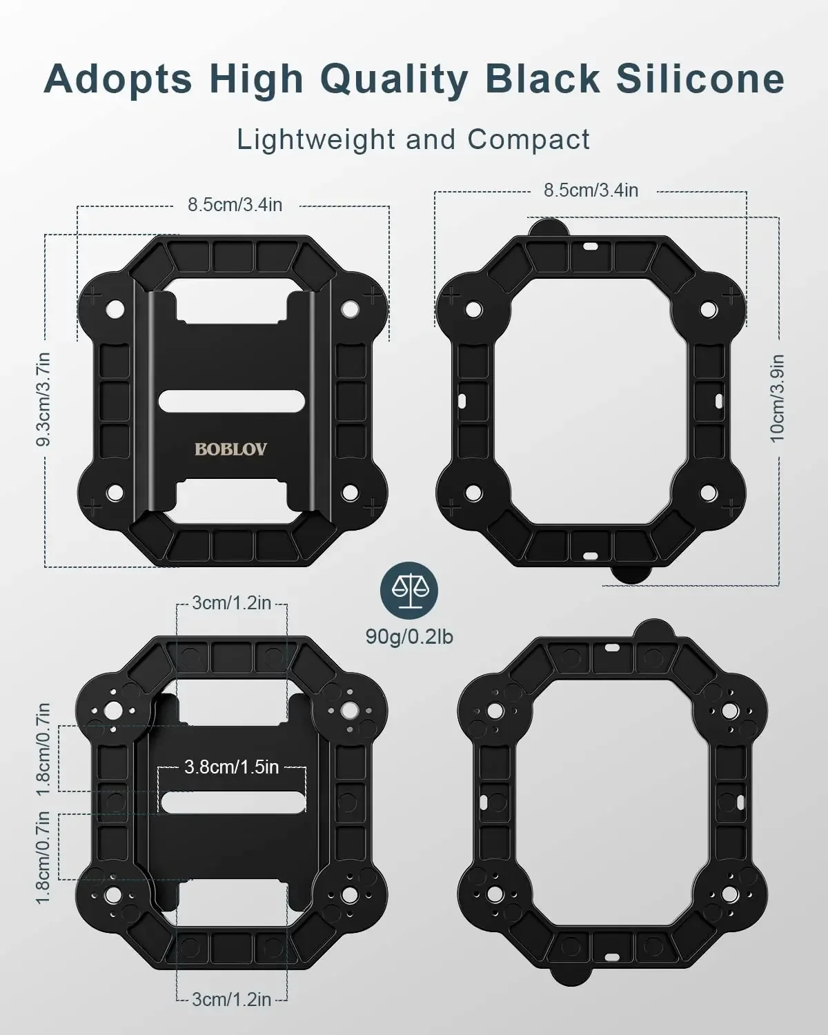 BOBLOV Camera Clip Magnetic Suction Back Clip Contains Magnets Inside and Outside Strong Suction for KJ21 M5 L02 N9 All Cameras