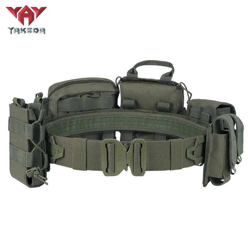 Tactical Belt Outdoor Patrol Multi functional Molle Detachable and Adjustable Belt Set, Used for Air Gun Tactical Equipment