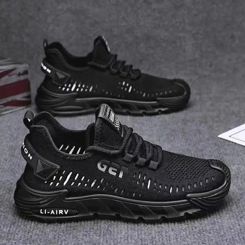 Men's Summer Comfortable Soft Sole Casual Travel Shoes Sports Running Shoes Breathable Thin Sneakers