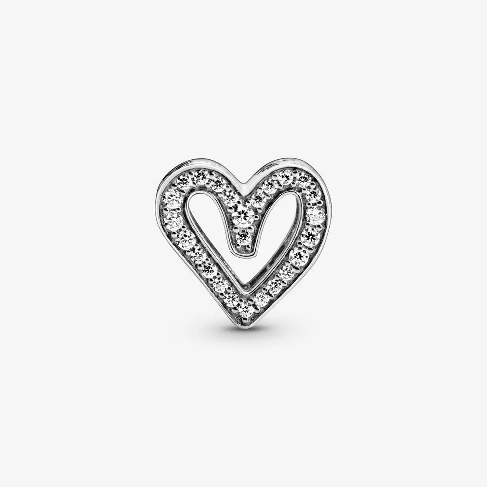 New 925 Sterling Silver Valentine\'s Day Love Wedding Bride Pendant Bead Diy Fit Original Pendant Charm Bracelet Women Jewel