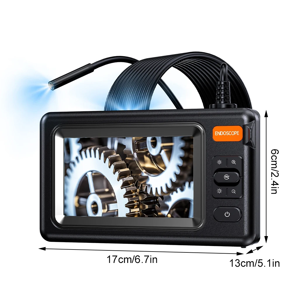 Obiektyw 8 mm z 3-calowym dużym ekranem i zdjęciem 1080P Bateria o dużej pojemności 8 diod LED