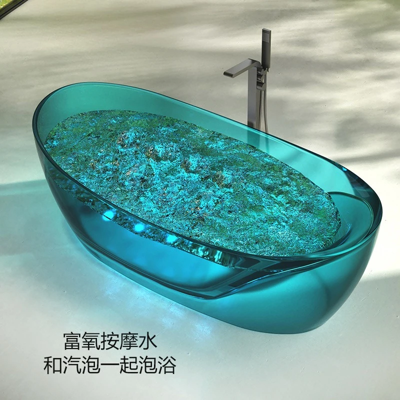 New transparent Jacuzzi, bubble home freestanding bathtub