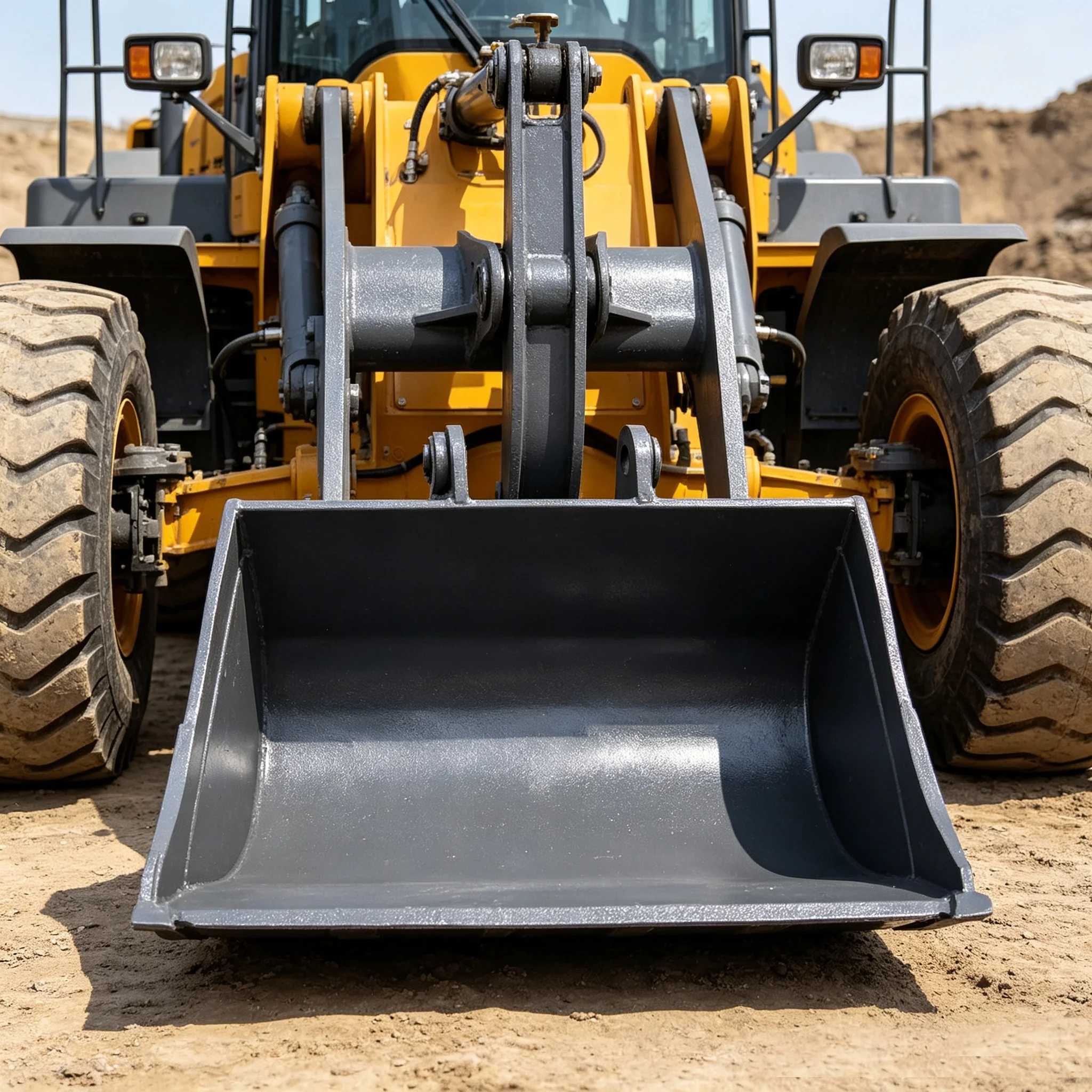RC 1/14 E010 E111 Excavator with Dual E EC160E Metal Quick Hanging Large Bucket for Tamiya Hydraulic Loader Dump Truck DIY Parts