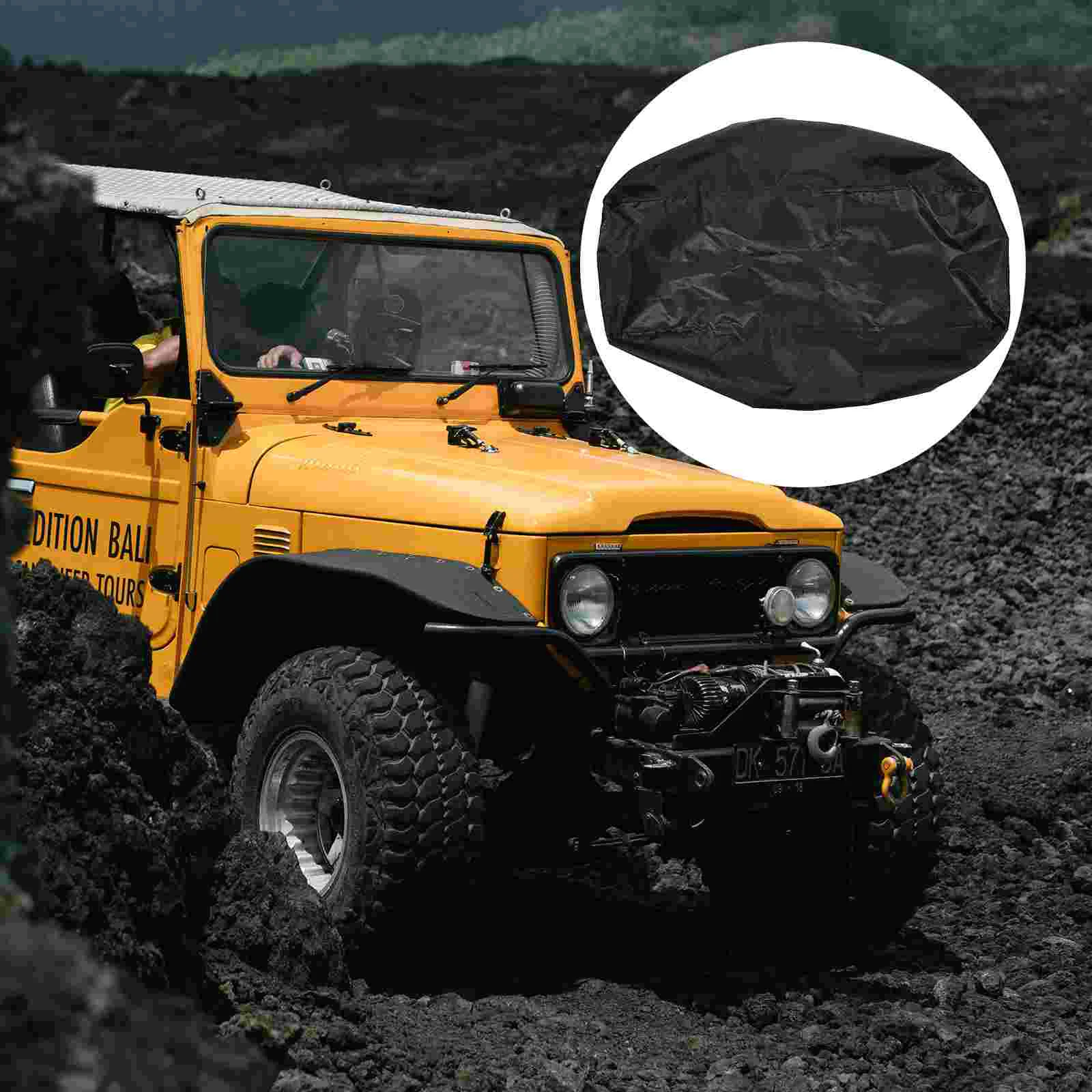 Winch Cover Cars Dust-Proof Protection Electric Protective Heavy Duty Supply 600dpvc Coated Oxford Cloth Auto