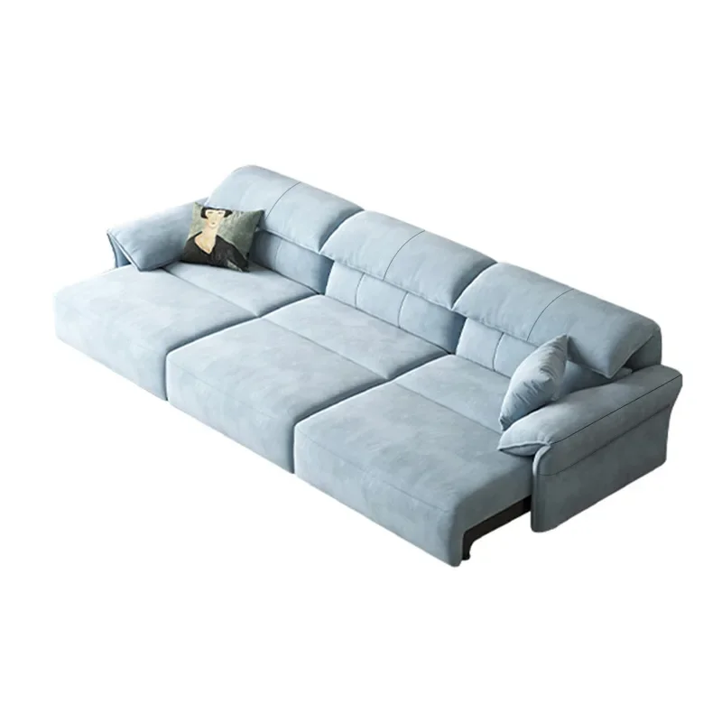 

Диван из ткани слона, умный, электрический функциональный диван-кровать, бытовая гостиная, размер квартиры нулевой у стены