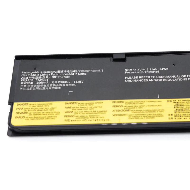 JCLJF new 01AV423 01AV424 01AV422 SB10K97579 SB10K97581 11.4V 24Wh 2080mAh Laptop Battery FOR Lenovo ThinkPad T470 61 Seri