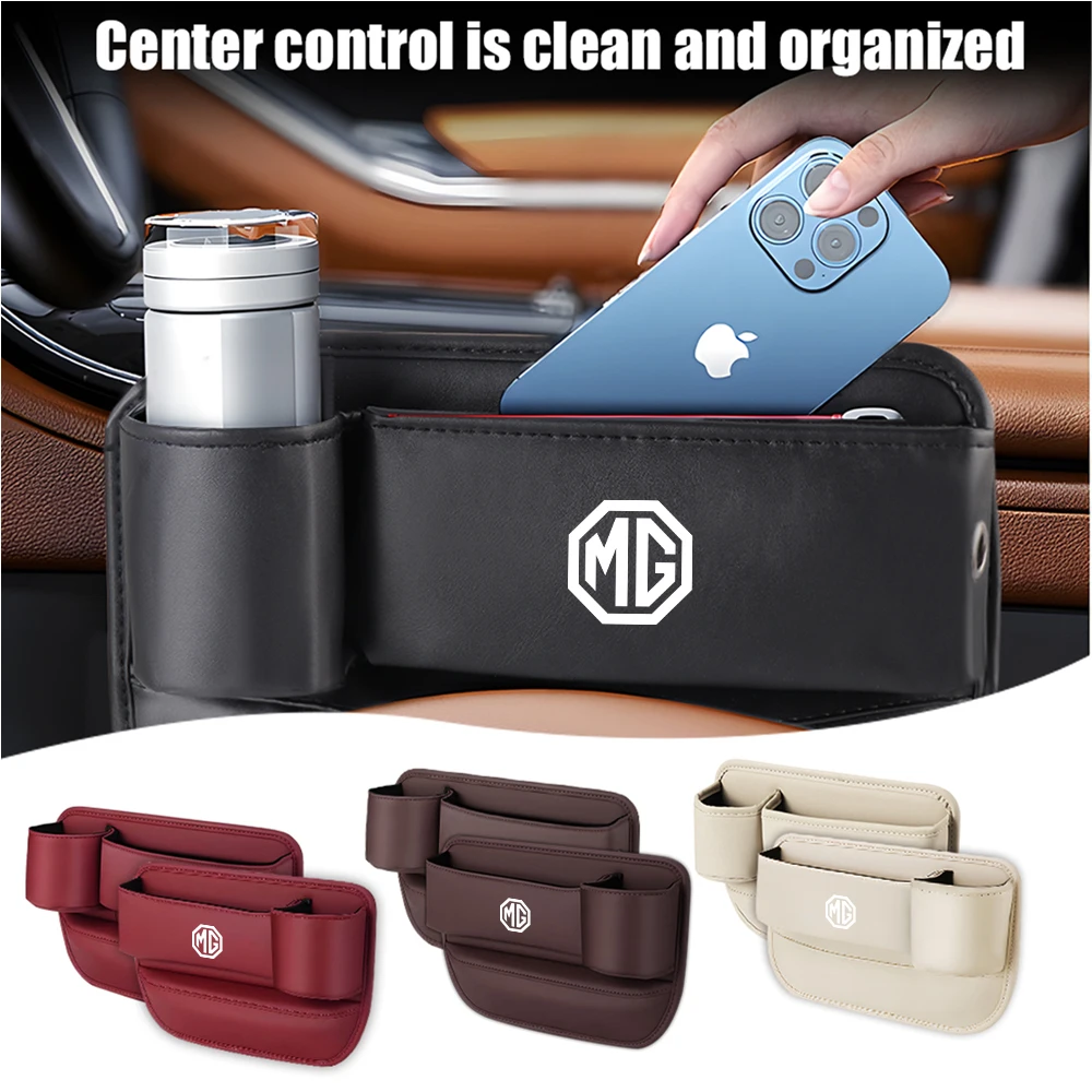 Car Seat Gap Side Slit Fille Storage Box Auto Accessories For Morris MG HS EHS Phev ZS MG MG3 MG5 MG6 MG7 GT ZR RX5 ZT RX8 350