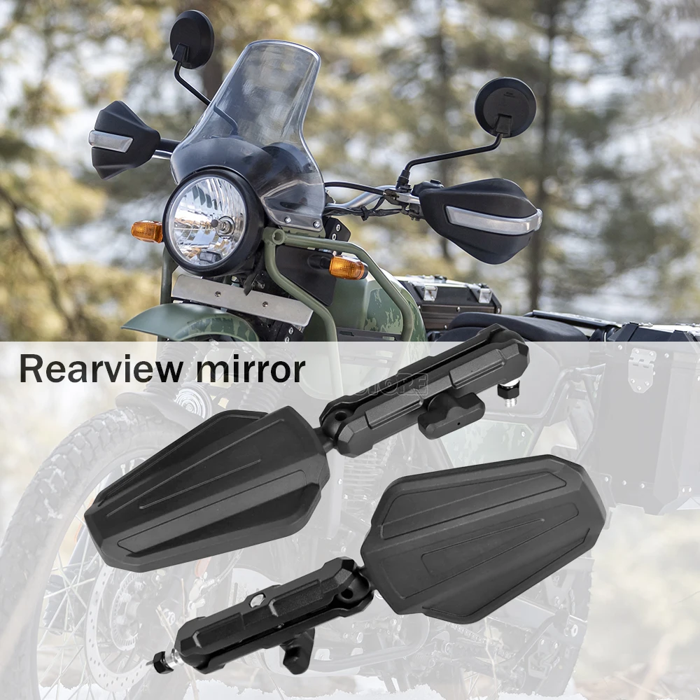 

Motorcycle Rearview Mirror For Royal Enfield Himalayan Westwind Rearview Mirror Adventure ADV Foldable Mirrors