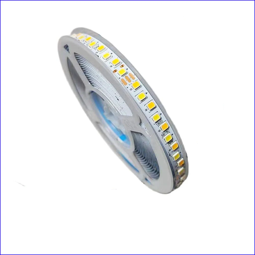 3colors 5meter 2835-7mm-140D/160D/180D/200D SANAN Highlight constant current LED strip 20W×2/meter with 3solder joints.