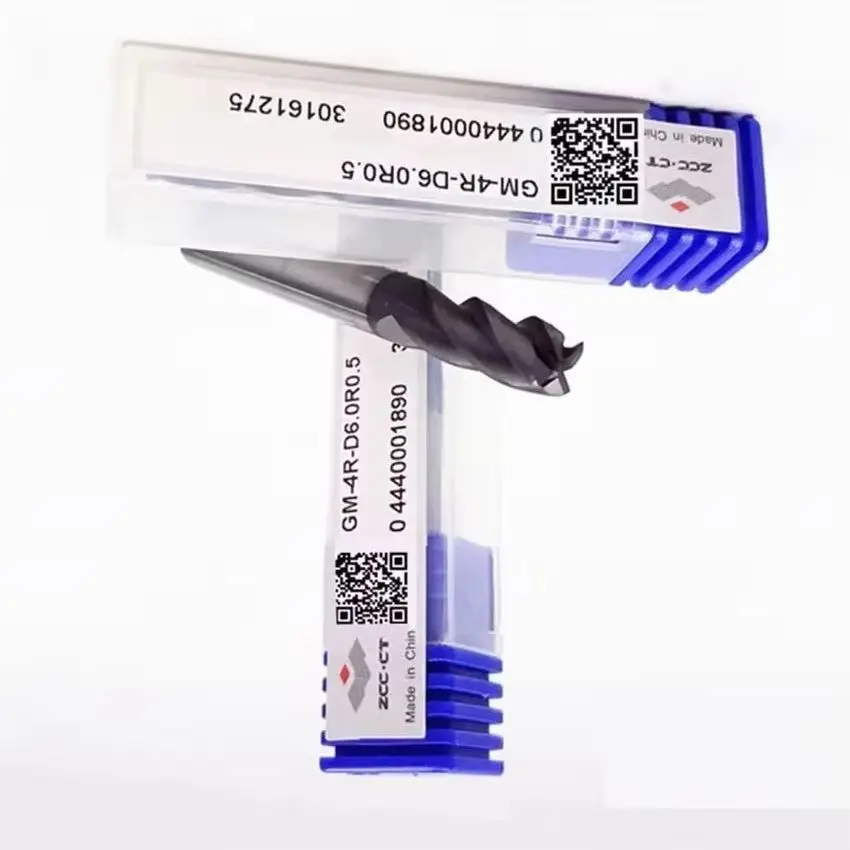 

GM-4R-D6.0R0.5 ZCC.CT GM-4R Four edge circular arc end mill D6.0R0.5*6*16*50 4F Corner Rounding End Mills 4 Flutes End Mills