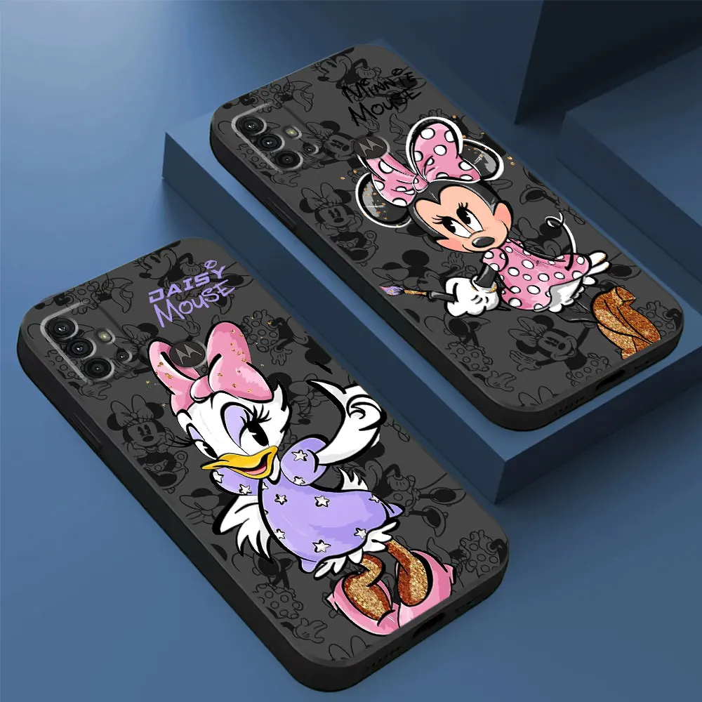 Disney Mickey Minnie Mouse Case for Motorola Moto Edge 20 Pro G200 5G G9 Plus Edge 40 Pro Edge 30 Neo One Fusion Plus Cover