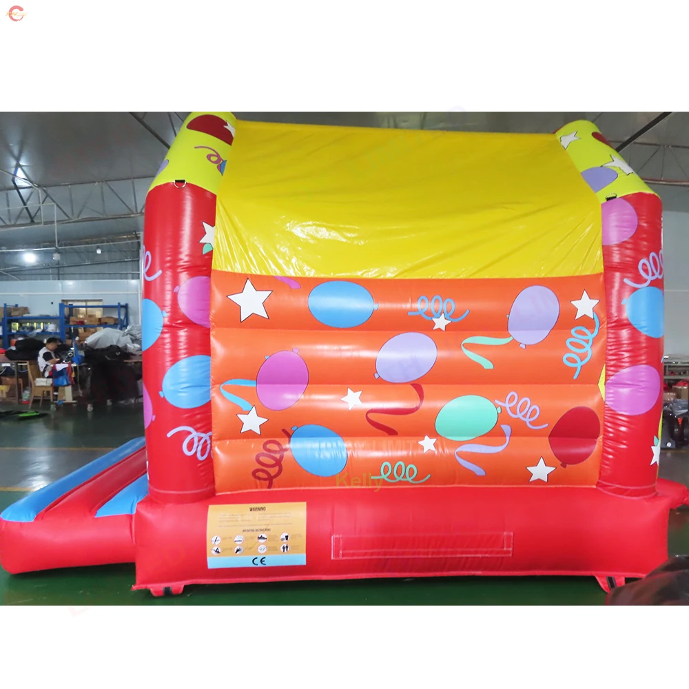 Easy Carry Inflatable Bouncer Castle for Kids, Moonwalk Jumper House, Rental Birthday Party, Frete Grátis