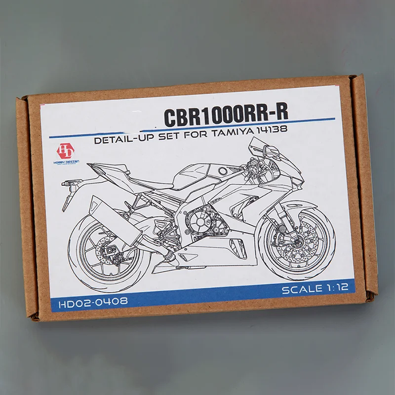 

HobbyDesign 1:12 CBR1000RR-R Etching Sheet HD02-0408 Car Assembly Toy Accessory Model