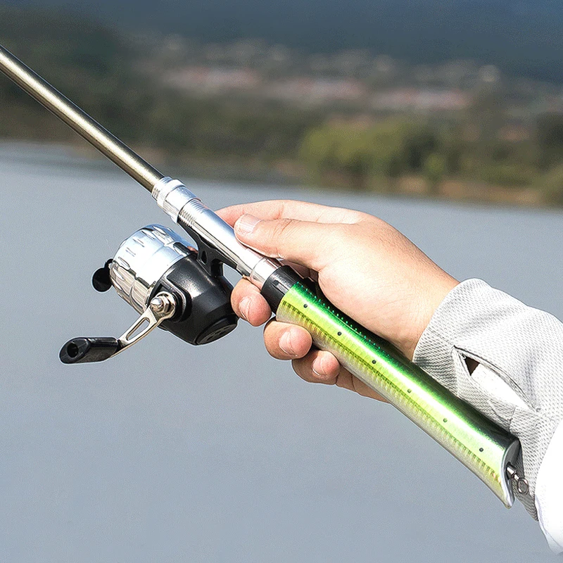 Caña de pescar extensible WEIHE – Portátil con carrete integrado - imagen 3